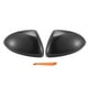 thumbnail image 1 of Reemplazo de tapa de espejo retrovisor lateral izquierdo y derecho de fibra de carbono negra para Vauxhall/Opel Corsa D Corsa E 2006-2019, no para espejos con luz de señal de giro, 1 of 7