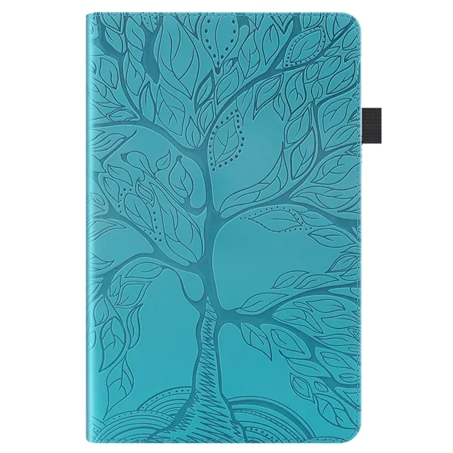 Étui pour Honor Pad X8 Lite Case 10.1 AMG3-W09HN Tree Embossed Stand Back Shell pour Honor Pad X8 Lite X8 Étui Tablet Case Blue-Tree Honor Pad X8 Lite
