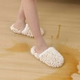 thumbnail image 2 of Slides for Women Fuzzy Slippers On Slippers With Scuff Sole For Indoor And Outdoor Home Comfort Machine Washable Soft, 2 of 7