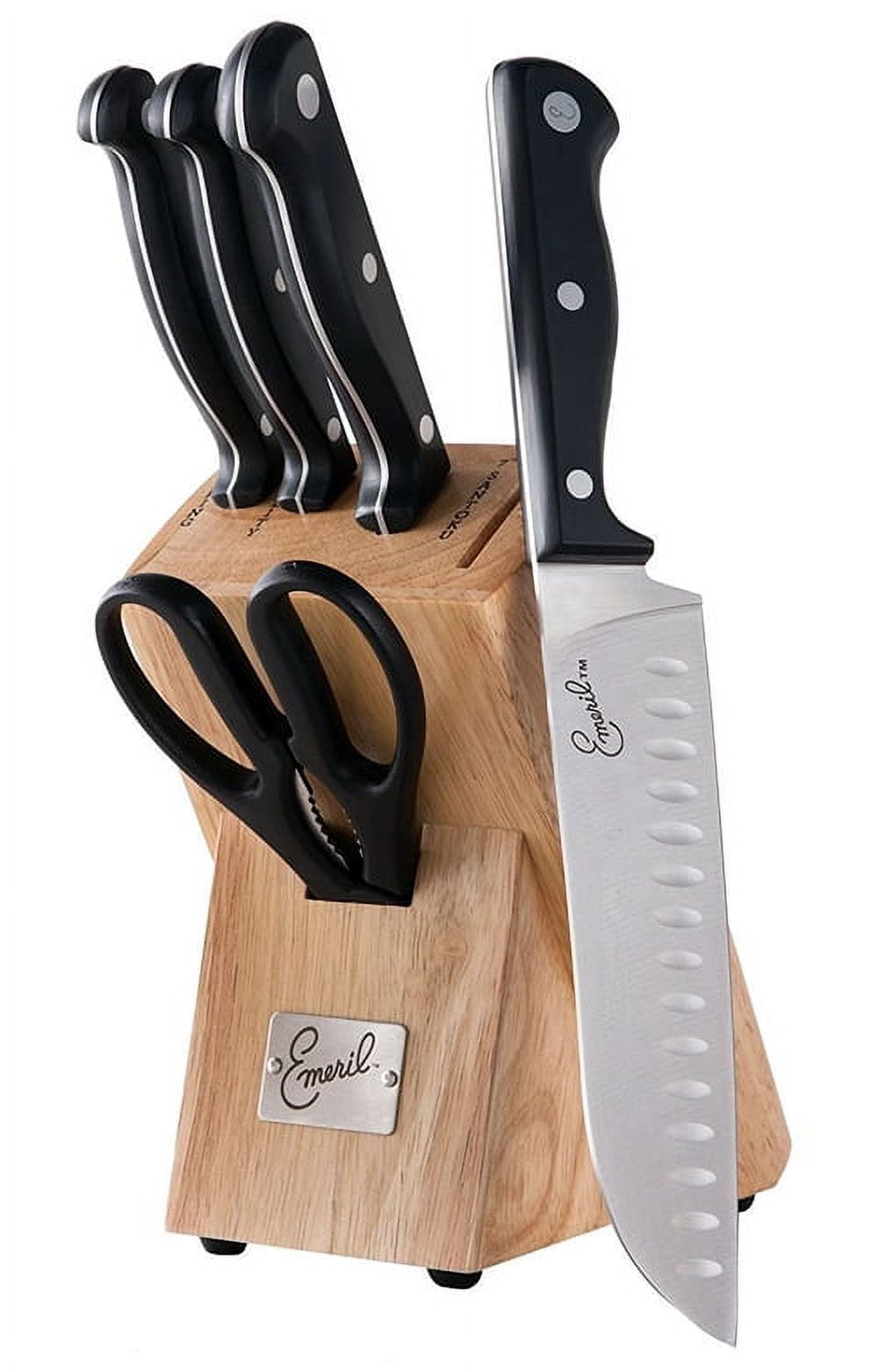 Emeril Lagasse 6-Piece Stamped Stainless Steel Kitchen Knife Set
