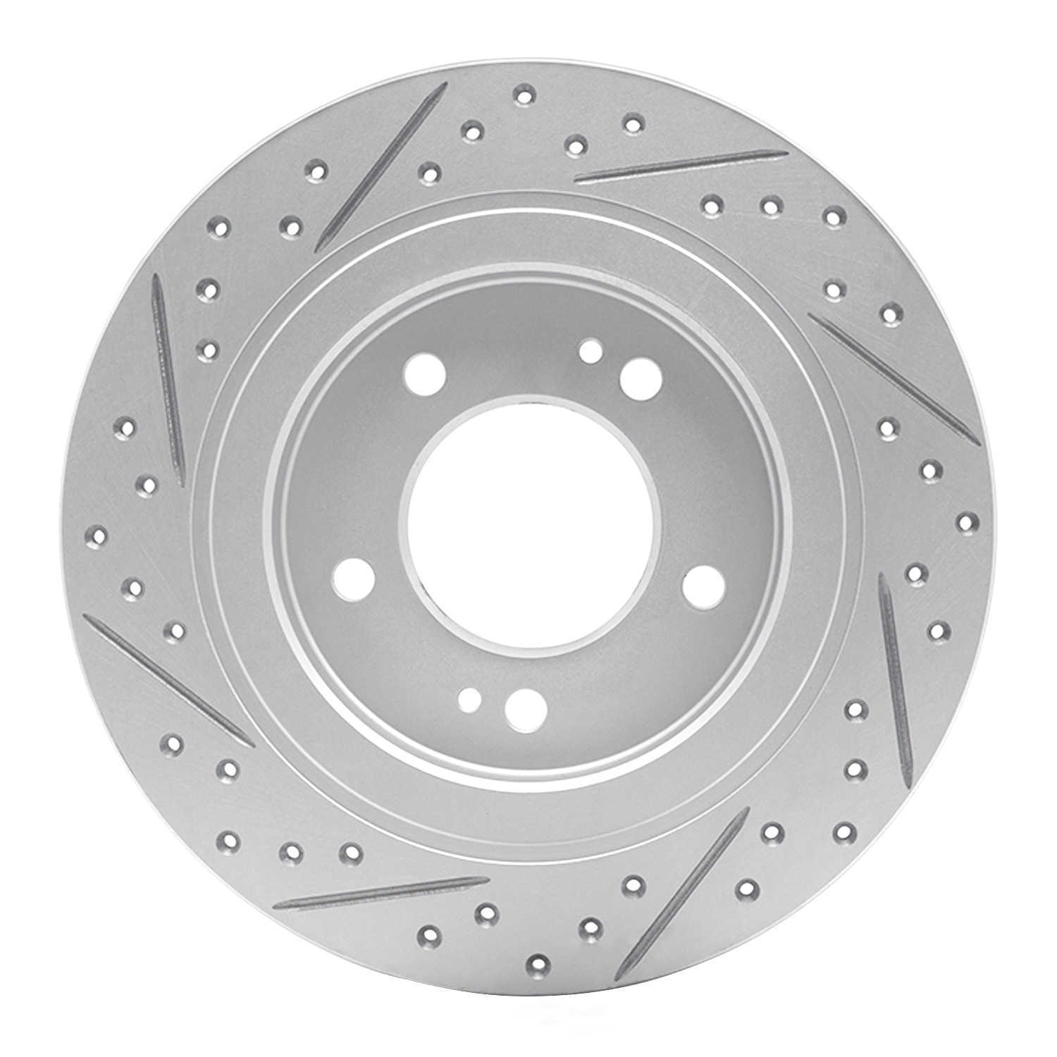 Dynamic Friction Company 830-21014R DFC Geoperformance Rotor - Drilled and Slotted