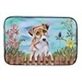 thumbnail image 3 of Carolines Treasures CK1275DDM Jack Russell Terrier No.2 Spring Dish Drying Mat, 3 of 4