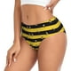 thumbnail image 2 of Fotbe Striped With Bees Calzones Estampados para Mujer – Ropa Interior de Algodón, Cómoda, Suave y Elástica-Large, 2 of 6