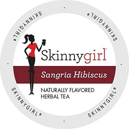Skinnygirlâ ¢ Tea Sangria Hibiscus Herbal Tea, K-Cup Portion Pack For Keurig Brewers (24 Count)