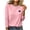 d2478_Pink, variant on Zormilly Long Sleeve Shirts for Women Striped Crew Neck Casual Plus Size Blouses Heart Printed Fashion Loose Fall Outfits, S-5XL