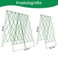 thumbnail image 3 of Slsy Foldable Cucumber Trellis, 2 Pack A-Frame Trellis Outdoor Garden Trellis for Climbing Plants Vegetables Flowers, Steel Plant Support Trellis Plant Climbing Trellis, Black, 3 of 9