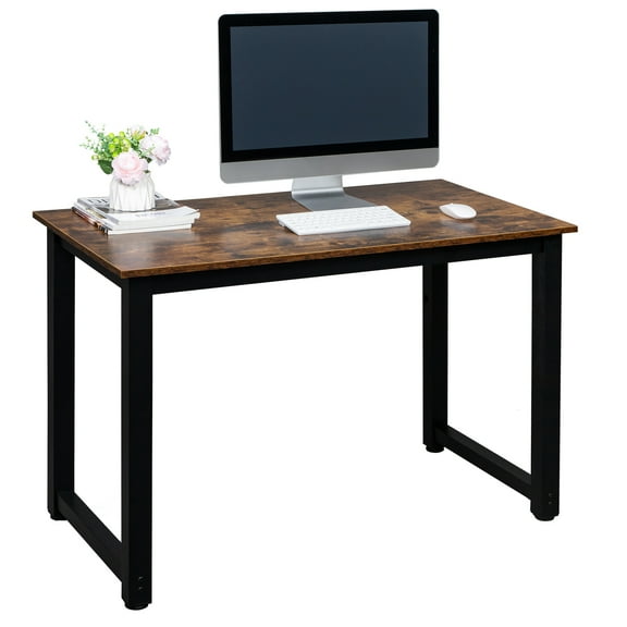 110cm Decent High Strength Wooden Computer Desk Oak