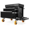 WEN 400Pound Capacity Garage Glider Rolling Tool Chest Seat with