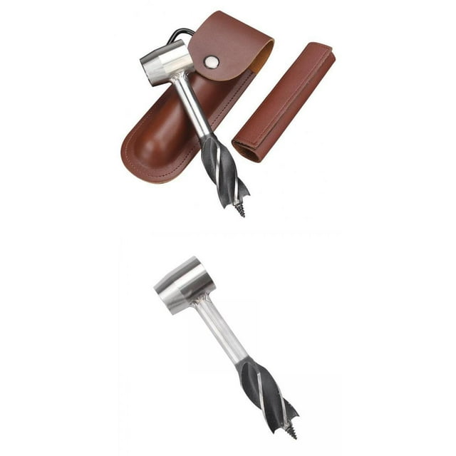 Taladro Manual Puncher, de Brocas de Tornillo Manual para Acampar shamjiam barrena manual