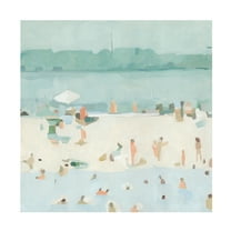 Trademark Fine Art Emma Scarvey Sea Glass Sandbar I Canvas Wall Art - 24x24