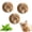 Brown 3pcs, variant on Cat Toy Faux Rabbit Fur Ball, 2026 New Rabbit Fur Ball Cat Toy Soft Fluffy Cat Toy Ball,Fluffy Faux Fur Cat Toys for Indoor Play, Washable Fun to Chase for Exercise and Bonding