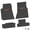 Black w/ Orange Insert, variant on Floor Mats for 08-10 Dodge Challenger RWD - Mopar Licensed Factory Fit - Purple w/ White SRT Insert - Custom Vintage - 100% Made in USA