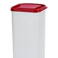 thumbnail image 3 of Yucurem Plastic Bread Keeper with Airtight Lid Bread Bin Kitchen Supplies Kitchen Storage (Red), 3 of 9