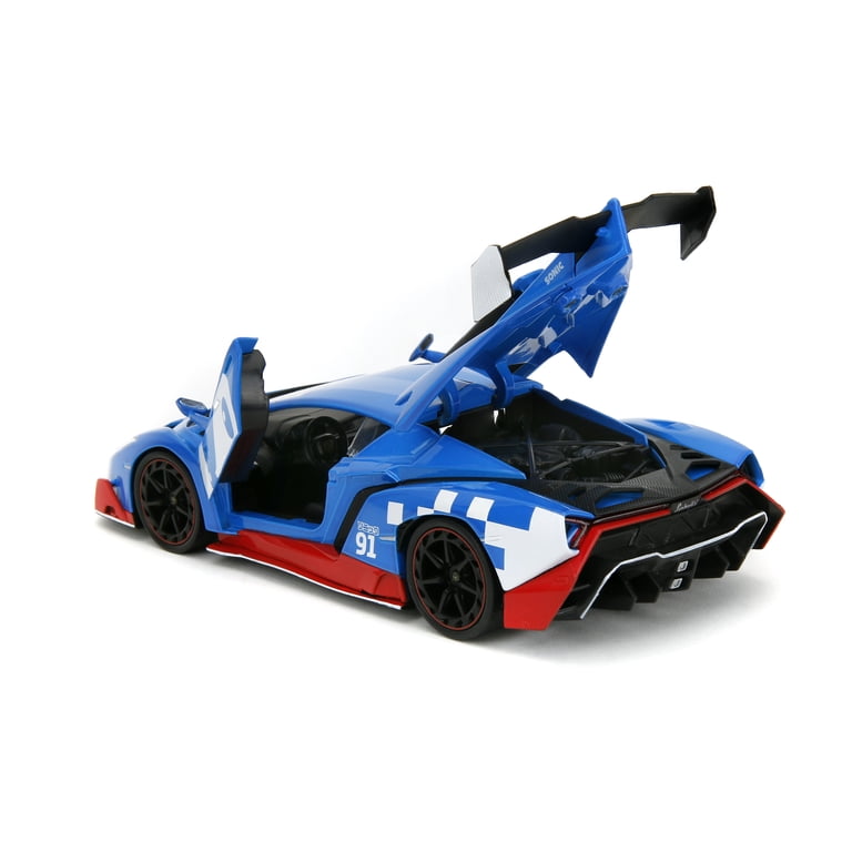 Sonic The Hedgehog Lamborghini Veneno 1:24 Scale Exclusive Diecast