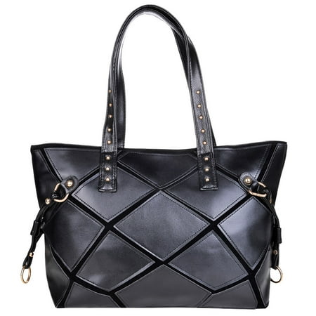 Gucci Vintage Handbag Women Leather Handbag-Vbiger Fashionable Women Leather Handbag Lady Vintage Shoulder Bags Women Tote Bag ()