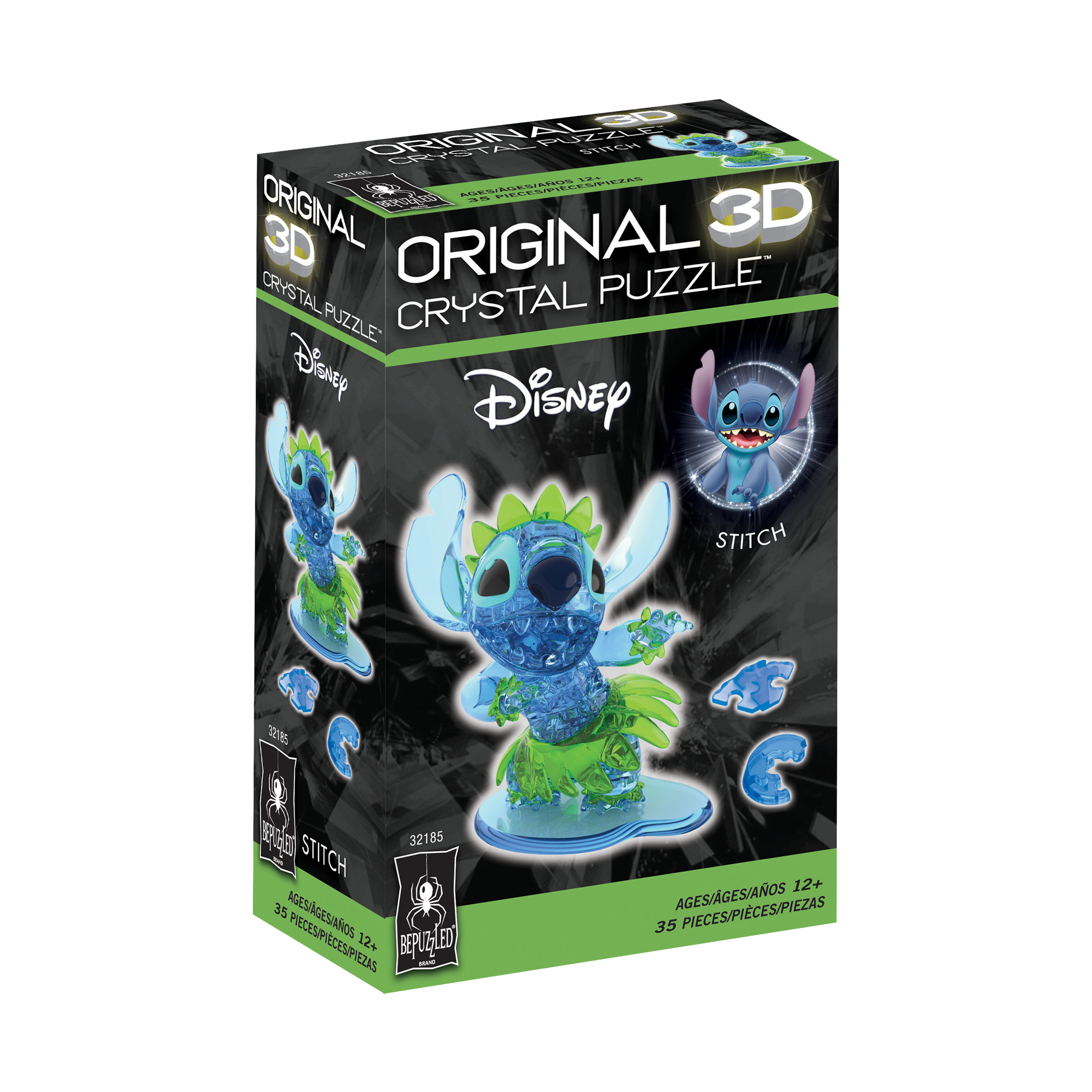 BePuzzled, 3D Crystal Puzzle, Disney Hula Stitch, 35 Pcs - Walmart.com