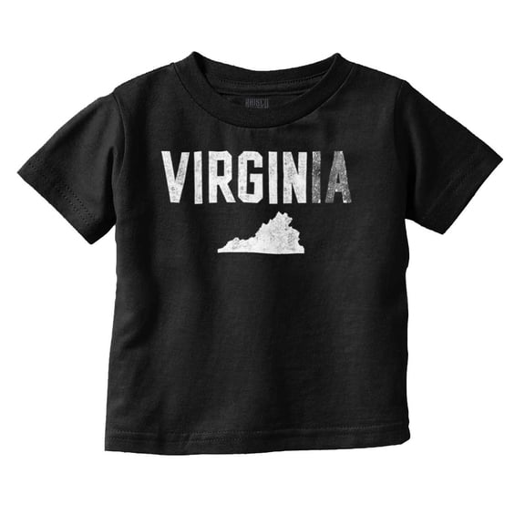 Virginia Funny Pun Tourist Souvenir Toddler Boy Girl T Shirt Infant Toddler Brisco Brands 6M