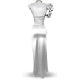 thumbnail image 3 of Vestido de graduación escote de corazón Blanco Unitalla, 3 of 3