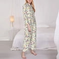 thumbnail image 3 of Fotbe Cute Cow Conjunto de Pijama de Manga Larga para Mujer con Estampado, Ropa de Dormir de 2 Piezas, Conjunto de Casa Suave y Cómodo con Bolsillos-Small, 3 of 7