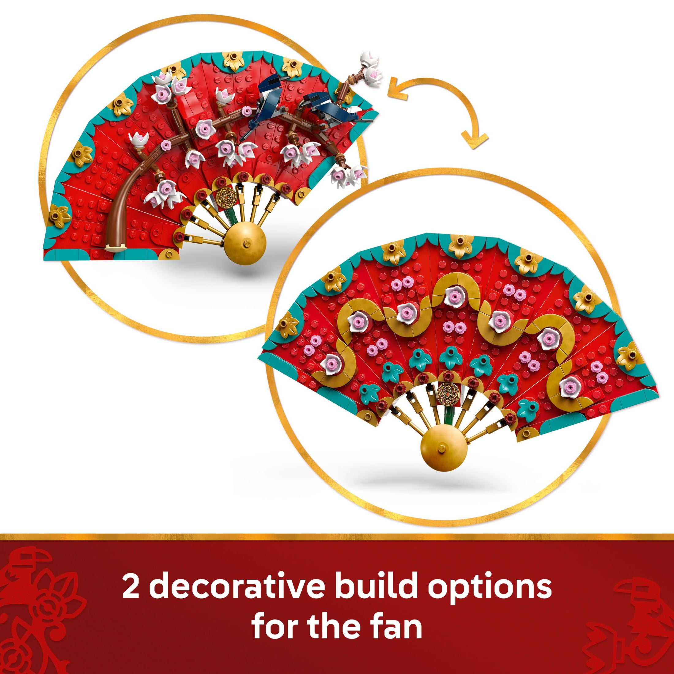 LEGO Spring Festival Good Fortune - Learning and Educational Building Toy - Chinese Festival Toy for Kids, Boys and Girls, Ages 9+ - Cultural Gift for Display and Decor - 80117