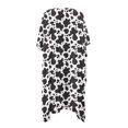 thumbnail image 3 of FKELYI Black Cow Print Womens Bikini Cover Up for Summer Open Front Cardigan Beach Cover Ups Comfy Beach Kimono Beachwear Ladies Cruise Outfits Resort Wear, 3 of 6