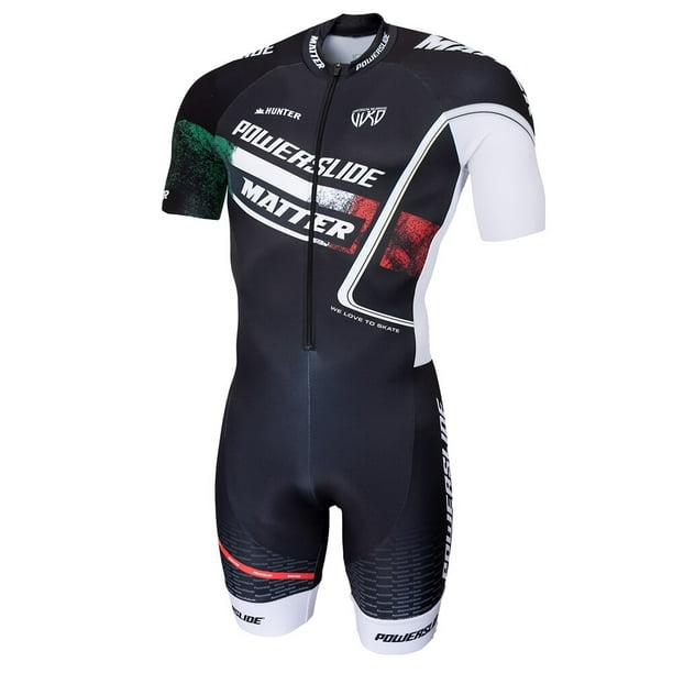 Powerslide-traje de Patinaje de Velocidad de manga corta para mujer, ropa de carrera de triatlón, ropa de Ciclismo en línea patines en linea mujer patines patines de velocidad profesionales qiuyongming unisex