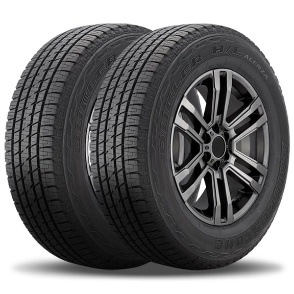 2 Bridgestone Dueler H/L Alenza P 285/45R22 110H Tires, All Season, 65000 Mile BR 023716  / 285/45/22 / 2854522