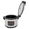 thumbnail image 6 of 1850W Kitchen Commercial Rice Cooker 60-Cup Non-Stick Pot ,410 Stainless Steel,13L 30min-24H Preset Time for Cook Rice, Porridge, Soup, Stew, 6 of 16