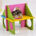 thumbnail image 3 of Suministros Para Mascotas Hamster Ejercicio Juguete ejercicio Gimnasio Casa Patio De Juegos Color Aleatorio Yinane Sala de madera pequeña de hámster para mascotas, 3 of 8