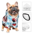 thumbnail image 3 of Sikiie Flowers and Lady Bugs Dog Hoodie,Dog Clothes,Dog Sweatshirt ,Dog Shirt, Dog Clothes for Puppy Kitten Small Dogs Cats-Large, 3 of 7