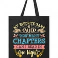 thumbnail image 3 of Inktastic Book Lovers Reading Group Tote Bag, 3 of 3