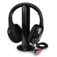 thumbnail image 7 of Wireless Cordless RF Headphones Headset with Mic for PC TV Radio Wireless TV Headphones Home Headset for TV Watching,TV Headset Microphone 5 in 1 Functions with Transmitter/FM Radio/3.5 MM Jack, 7 of 7