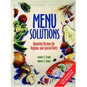 Pre-Owned Menu Solutions: Quantity Recipes for Regular and Special Diets Paperback