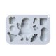 thumbnail image 1 of Molde De Silicona De Chocolate De Bricolaje De 9 Cuadrados Molde De Silicona Resistente Al Calor De La Altura Del Molde Para Hornear Con Árbol De Navidad Sweethay HA027122-01, 1 of 7