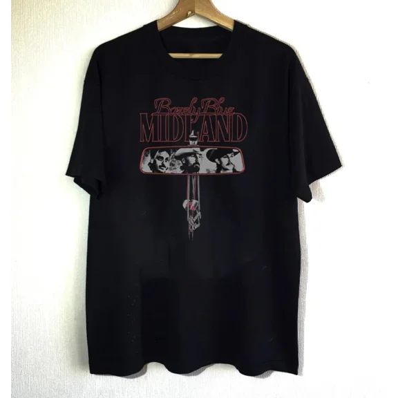 VINTAGE Midland Band Barely Blue Album Unisex T-shirt size S-5XL