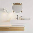 thumbnail image 2 of Prestige Skyline Collection Round Frameless Rail Mounted Mirror, 2 of 2
