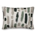 thumbnail image 2 of Creative Products Gray Green Paint Strokes 14x20 Indoor / Outdoor Pillow, 2 of 3