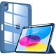 thumbnail image 1 of Funda compatible con iPad de 10.ª generación (2022, 10,9 pulgadas) - [Ultradelgada] Funda transparente a prueba de golpes con portalápices integrado y función de encendido y apagado automático, 1 of 5