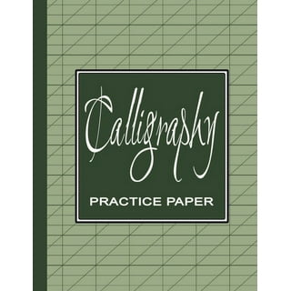 Calligraphy Practice Paper Notebook 4: Slanted Graph Grid for Script  Handwriting (Paperback)