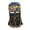 thumbnail image 4 of S SERENABLE Waterproof Dry Bag Multifunctional with Mesh Pocket Men Women Comfortable Floating Backpack Storage Bag for Swimming Kayaking Leaves Pattern, 4 of 9