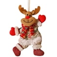 thumbnail image 2 of ¡Última Oportunidad de Ahorro!, Colgante de tela navideña Figura de Papá Noel Colgante pequeño Adorno para árbol de Navidad Arreglo de accesorios de decoración Akmoler, 2 of 8