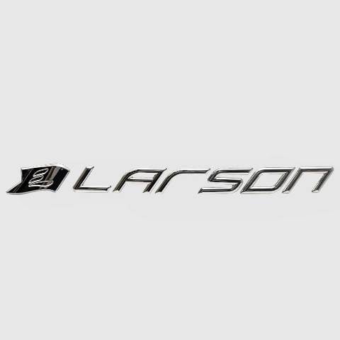 Larson Boat Raised Decal 8154129 | SL24 Mirrored 13 1/2 x 1 1/8 Inch