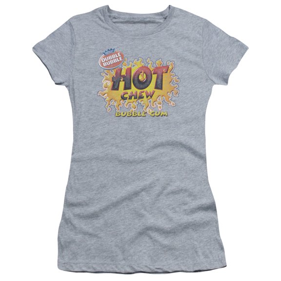Dubble Bubble Hot Chew S/S Junior Women's T-Shirt Sheer Athletic Heather