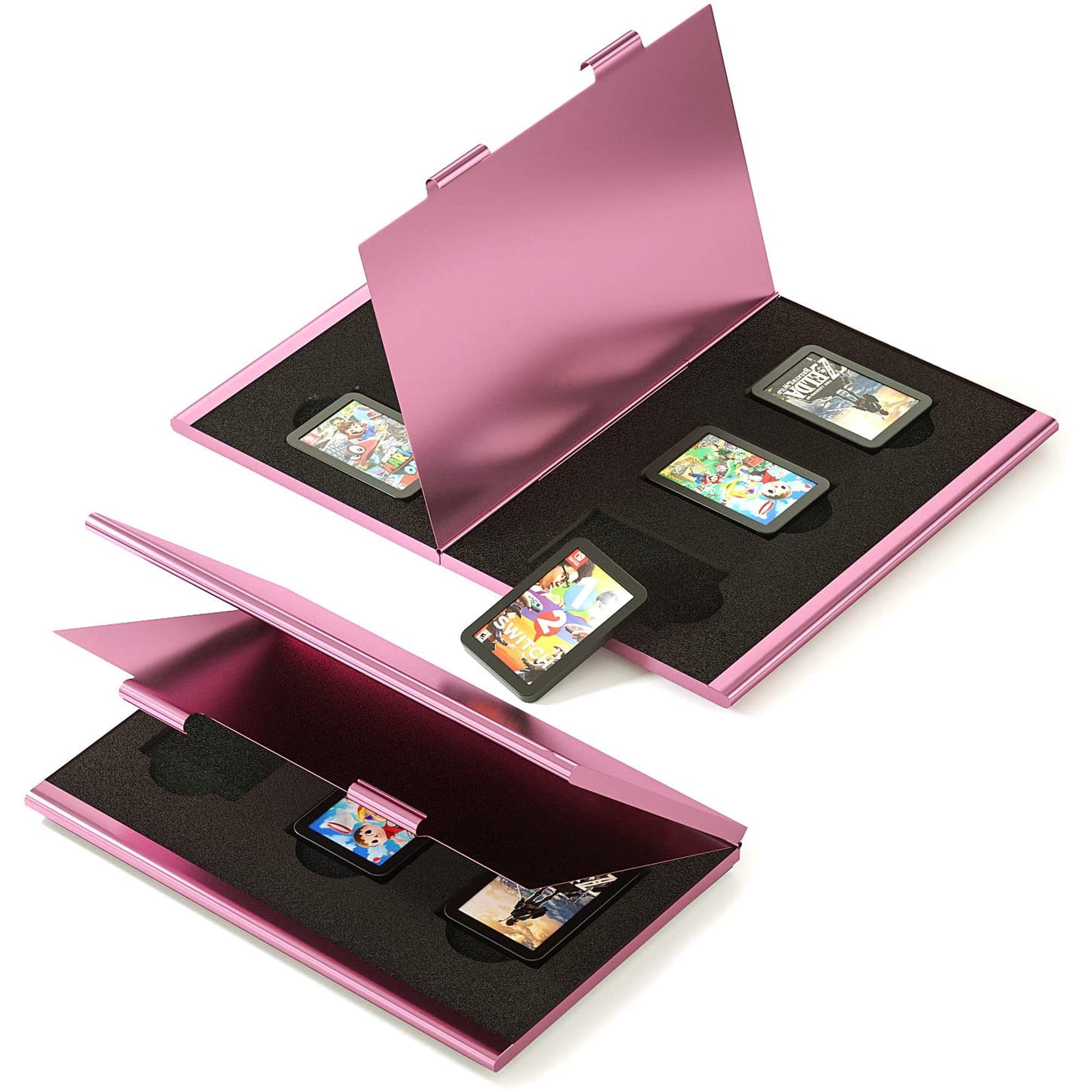 Pink Game Card Case for Nintendo Switch, Portable Aluminum Game Cartridge  Holder for Nintendo Switch Games (Hold 6 Games) | Walmart Canada