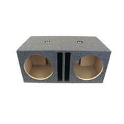 subwoofer box Dual 12 SPL Bass Subwoofer Loudspeaker Cabinet, Charcoal Carpet