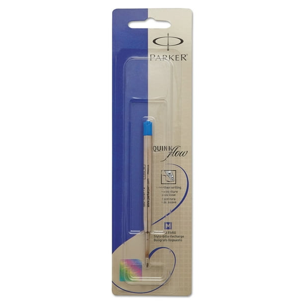 Parker Refill for Ballpoint Pens, Fine, Blue Ink - Walmart.com ...