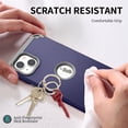 thumbnail image 6 of JTCASES for iPhone 14 Plus Case, Drop Resistant Corners, Wireless Charging, Heavy Duty Shockproof Hybrid Hard PC Bumper, Camera Protection, Skin-feel Anti-scratch Tough Phone Cover, Darkblue, 6 of 9