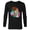 Black, variant on The Little Mermaid Ariel and Flounder Find - Long Sleeve T-Shirt for Men - Customized-White