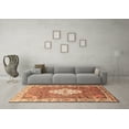 thumbnail image 3 of Ahgly Company Indoor Rectangle Medallion Brown Traditional Area Rugs, 7' x 9', 3 of 4