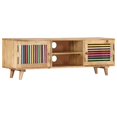 thumbnail image 1 of vidaXL TV Cabinet 120x30x40 cm Solid Mango Wood, 1 of 4
